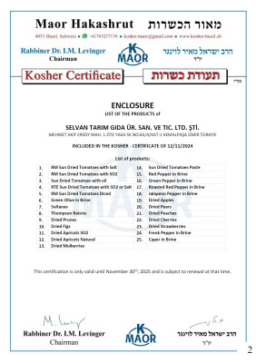 Kosher 2025
